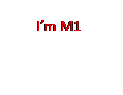 雲朵形圖說文字: I’m M1